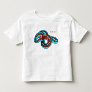San Francisco garter snake cartoon illustration  Toddler T-shirt