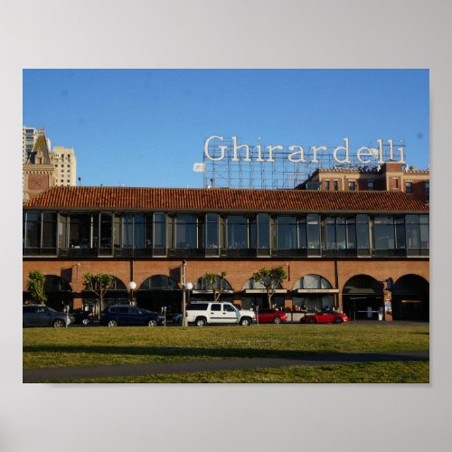 San Francisco Ghirardelli Square Poster