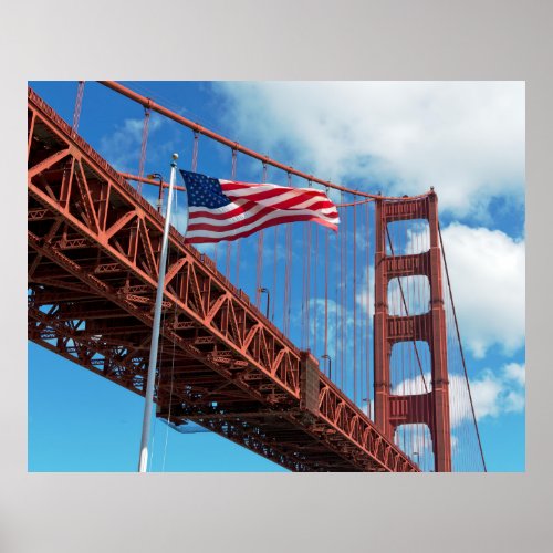 San Francisco Gloden Gate Bridge San Fran CA Poster