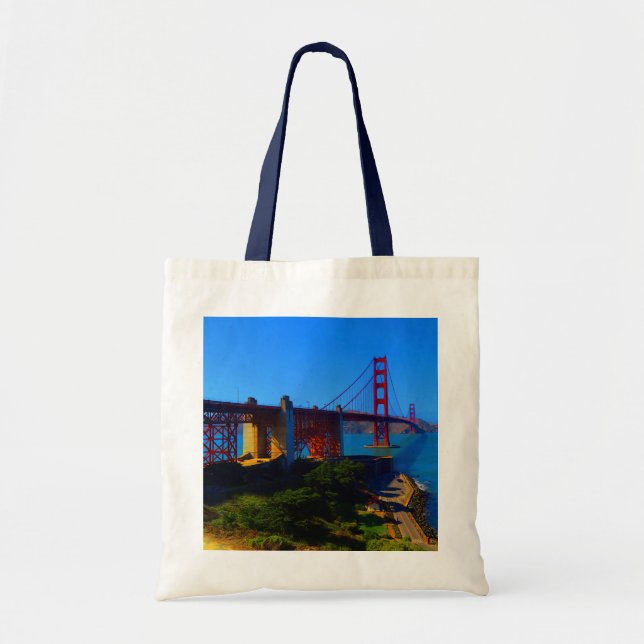San Francisco Golden Gate Bridge #7-2 Tote Bag (Front)