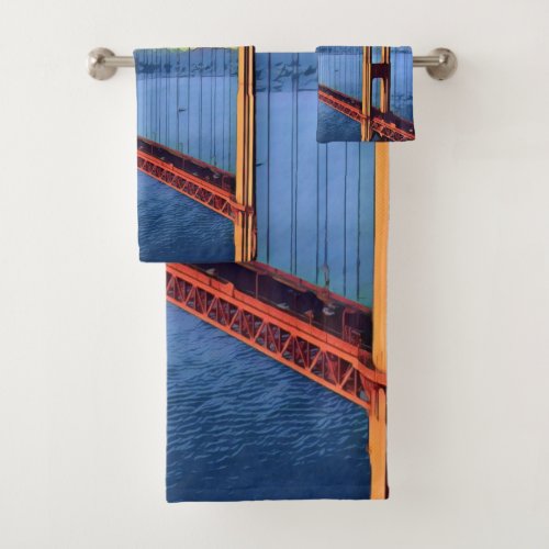 San Francisco _ GOLDEN GATE _ Bridge Bath Towel Set