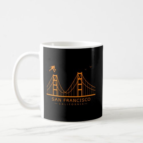 San Francisco Golden Gate Bridge Bay Area Baseball Coffee Mug