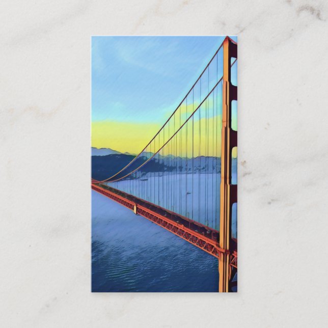 San Francisco - GOLDEN GATE - Bridge Business Card (Front)