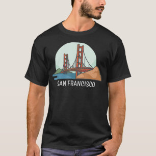 San Francisco  Golden Gate Bridge  California Gift T-Shirt