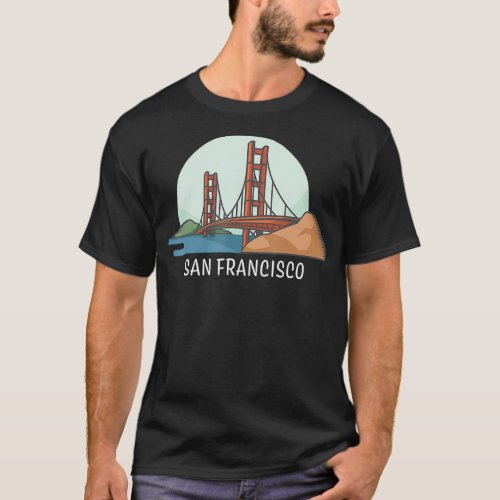 San Francisco  Golden Gate Bridge  California Gift T_Shirt