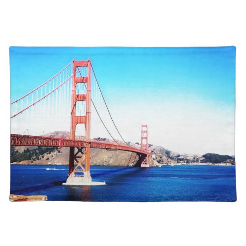 San Francisco Golden Gate Bridge California Placemat