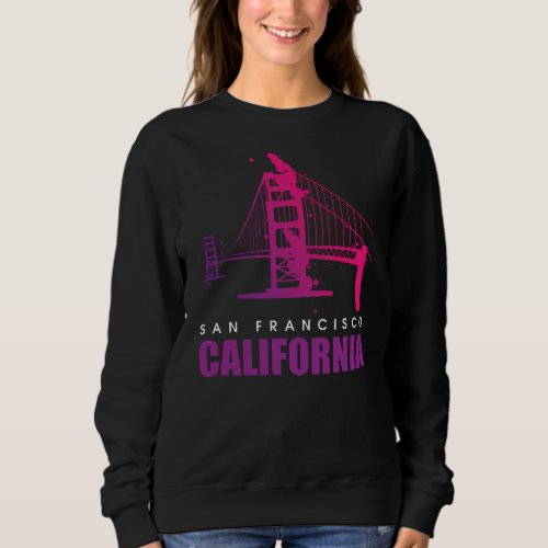 San Francisco Golden Gate Bridge Design for Sweatshirt