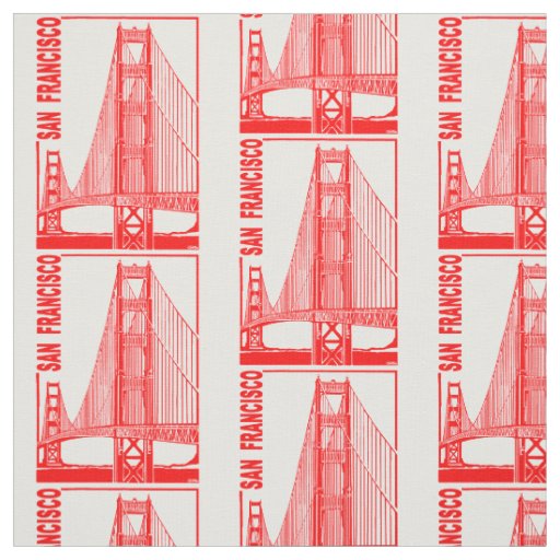 San Francisco-Golden Gate Bridge Fabric