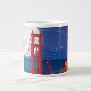 San Francisco Golden Gate Bridge Giant Coffee Mug