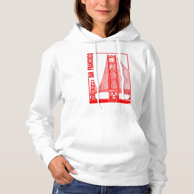 San Francisco-Golden Gate Bridge Hoodie (Front)