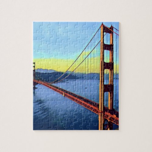 San Francisco _ GOLDEN GATE _ Bridge Jigsaw Puzzle
