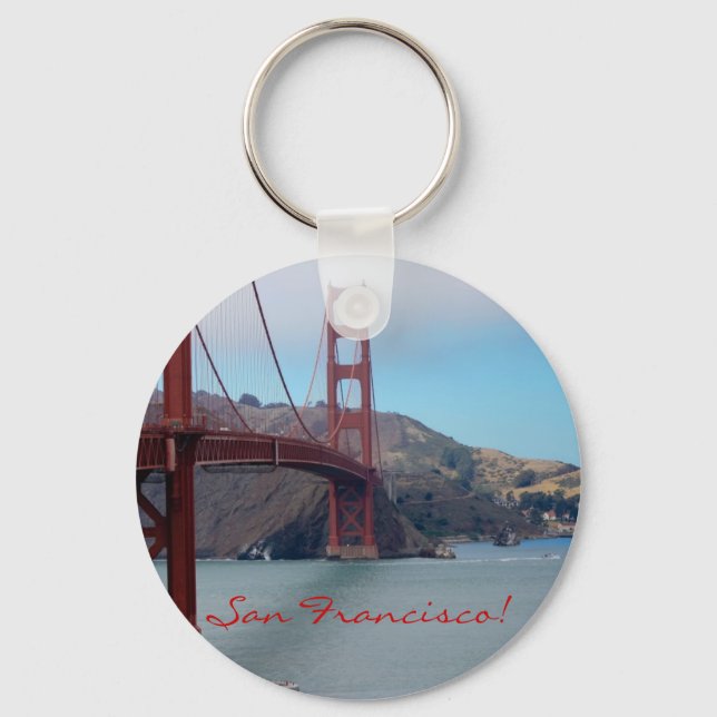 San Francisco, golden gate bridge Keychain (Front)