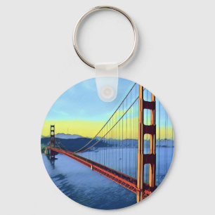 San Francisco - GOLDEN GATE - Bridge Keychain