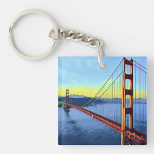 San Francisco - GOLDEN GATE - Bridge Keychain