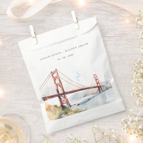 San Francisco Golden Gate Bridge Landscape Wedding
