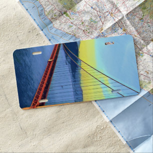 San Francisco - GOLDEN GATE - Bridge License Plate