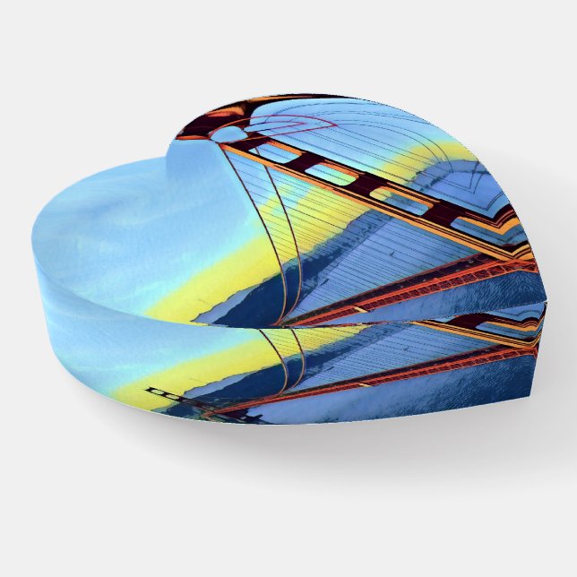 San Francisco - GOLDEN GATE - Bridge Paperweight (Angled)