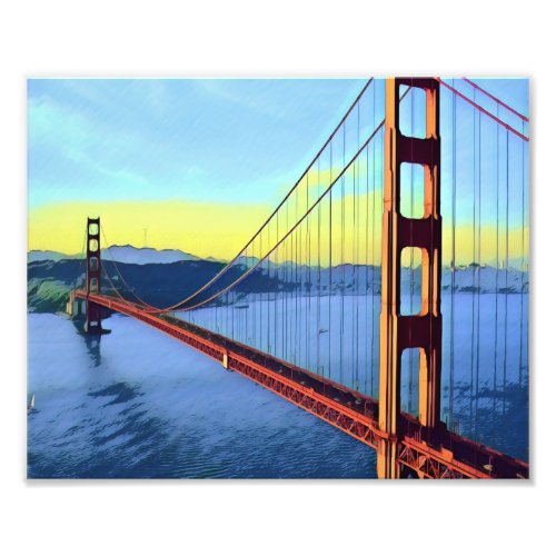 San Francisco _ GOLDEN GATE _ Bridge Photo Print
