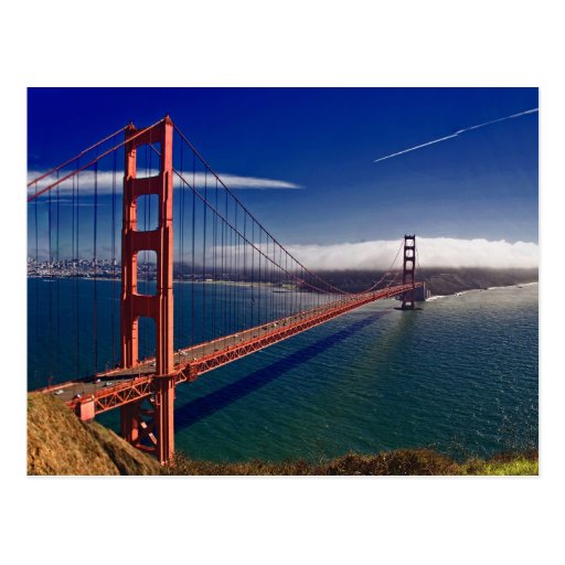 San Francisco Golden Gate Bridge Postcard | Zazzle