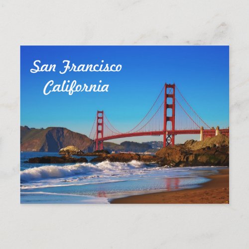 San Francisco Golden Gate Bridge Postcard