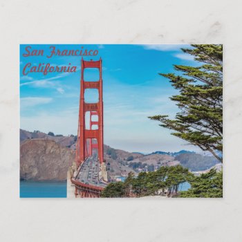San Francisco Golden Gate Bridge Postcard by SvetlanaSF at Zazzle