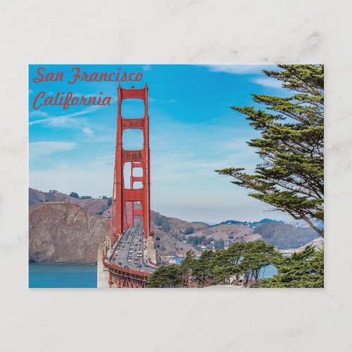 San Francisco Golden Gate Bridge Postcard
