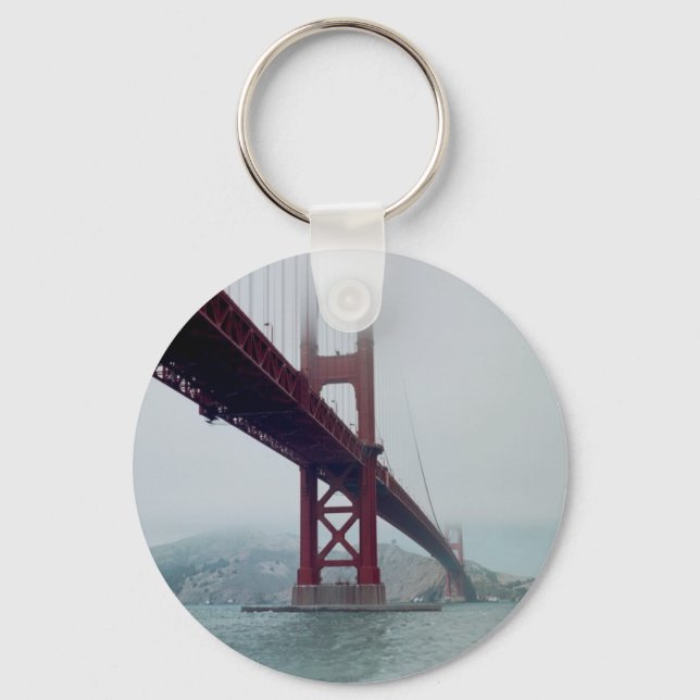 San Francisco Golden Gate Bridge - Postcard Keychain (Front)