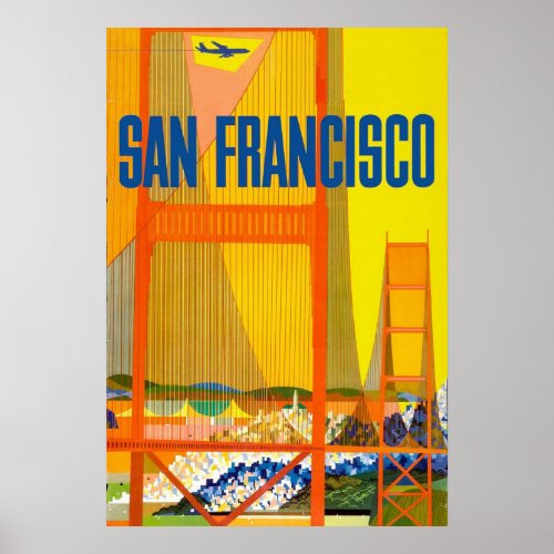 San Francisco Golden Gate Bridge Poster