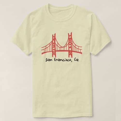 SAN FRANCISCO GOLDEN GATE BRIDGE TShirt T_Shirt