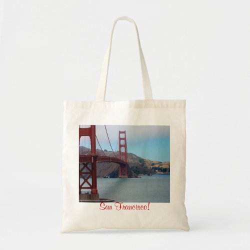 San Francisco golden gate bridge Tote Bag