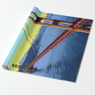 San Francisco - GOLDEN GATE - Bridge Wrapping Paper