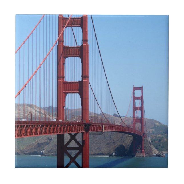 San Francisco Golden Gate Ceramic Tile (Front)