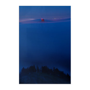 San Francisco Golden Gate in Fog Acrylic Print