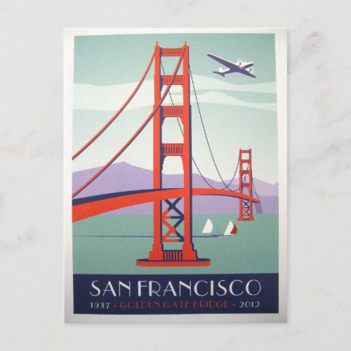 San Francisco Golden Gate Postcard