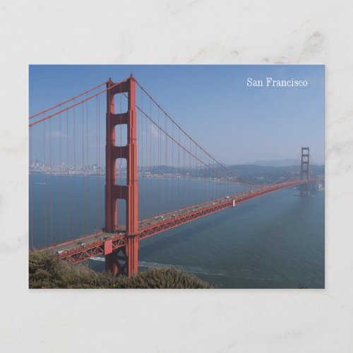 San Francisco Golden Gate USA Postcard