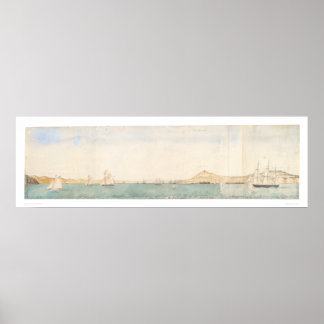 San Francisco harbor, California (1244) Poster