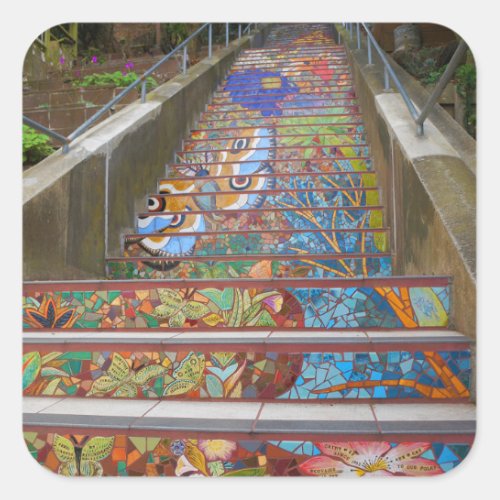 San Francisco Hidden Garden Steps 5 Stickers