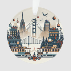 San Francisco Holiday Magic Christmas Ornament