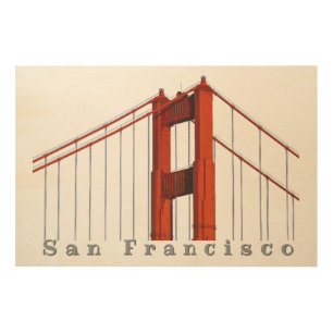 San Francisco Icon Wood Wall Art