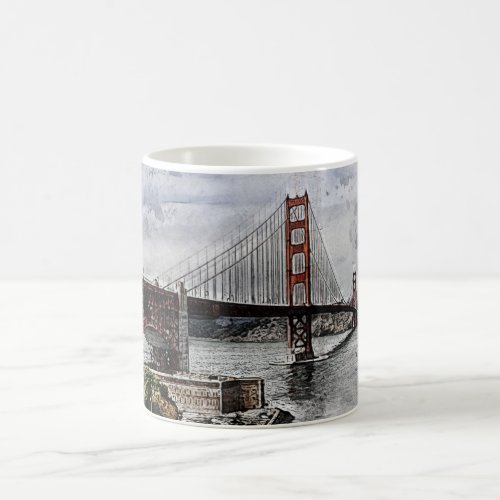 San Francisco Illustrated Mug