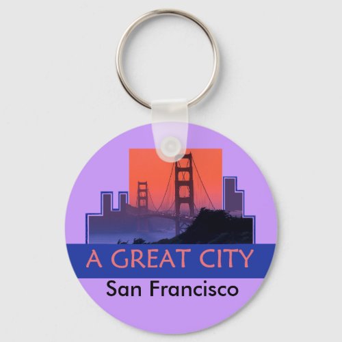 SAN FRANCISCO Keychain