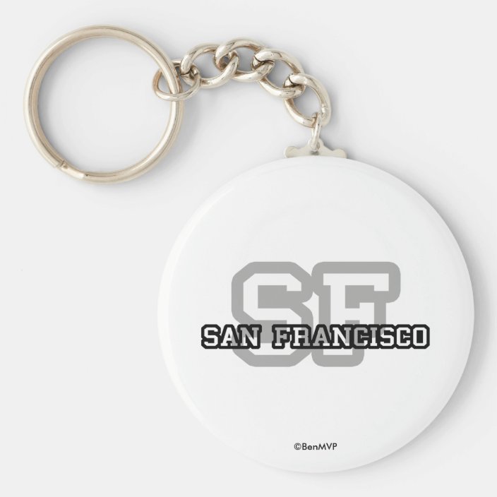 San Francisco Keychain