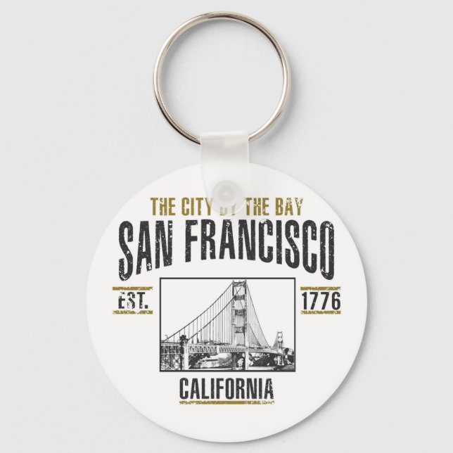 San Francisco Keychain (Front)