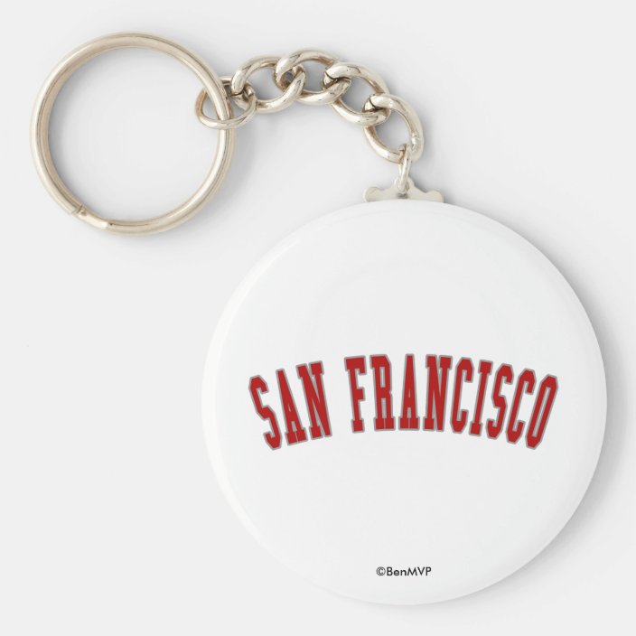 San Francisco Keychain