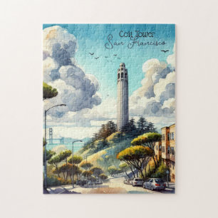 San Francisco Landmark Souvenir Jigsaw Puzzle