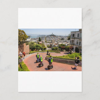 San Francisco Lombard St Postcard