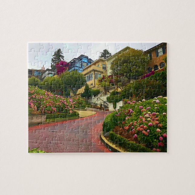 San Francisco Lombard Street #2 Jigsaw Puzzle (Horizontal)