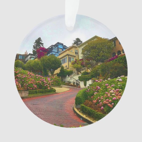 San Francisco Lombard Street 2 Ornament