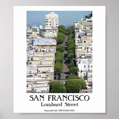 SAN FRANCISCO _ Lombard Street Poster