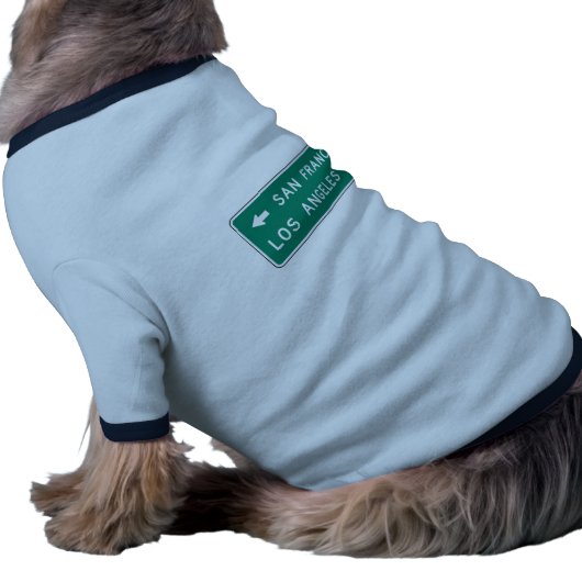 San Francisco Los Angeles Highway Sign Tee (Side)